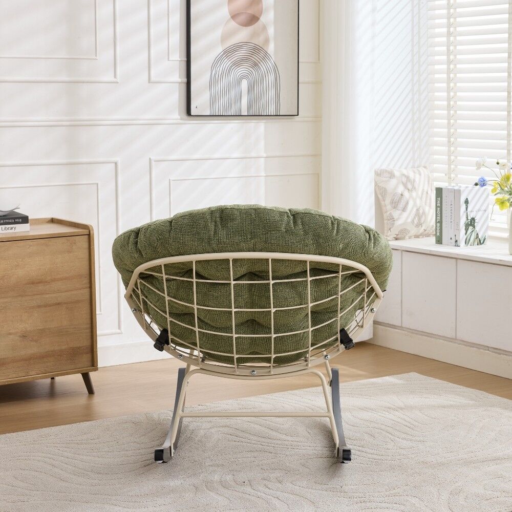 كرسي استرخاء هزاز كوتون كلاود - اخضر